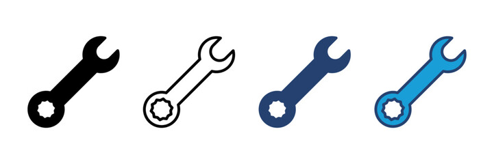Wrench icon vector. repair icon vector. tools icon vector