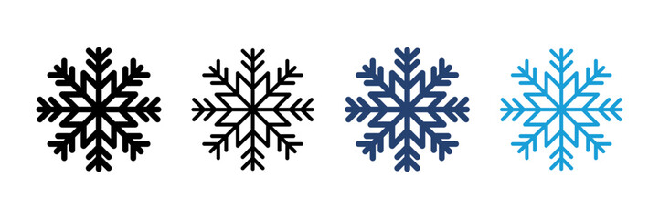 Snow icon vector. snowflake icon vector