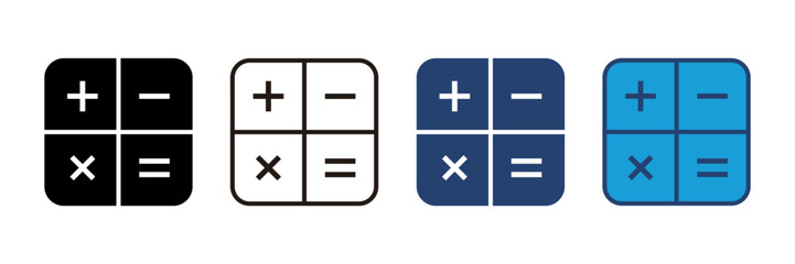 Fototapeta premium Calculator icon vector. Accounting calculator icon. calculator vector