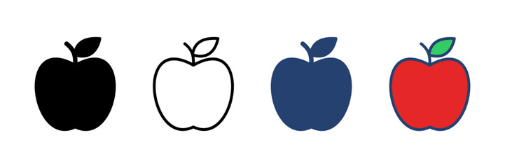 Apple icon vector. Apple vector icon. apple symbols for your web design.