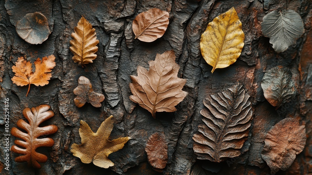 Poster fossils of ancient lepidodendroids unveil unique bark textures and leaf traces, offering a glimpse i