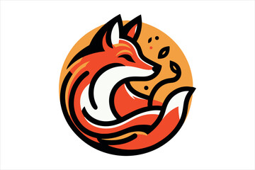 Fox Vector Illustration is a simple vector art style