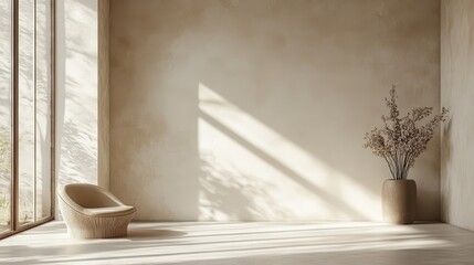 A sophisticated poster template with stylish typography and generous space for your text, set against a pristine white backdrop for maximum adaptability.