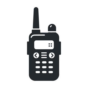 recommend clip art: Walkie-talkie talking device for communication vector icon design, call technology.