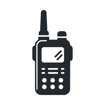 recommend clip art: Walkie-talkie talking device for communication vector icon design, call technology.