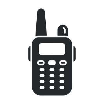 recommend clip art: Walkie-talkie talking device for communication vector icon design, call technology.