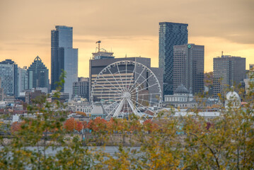 La ville de Montreal au Quebec Canada