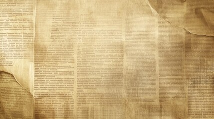 Fototapeta premium Old, Worn Paper with Indecipherable Text and Faded Ink