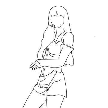 recommend clip art: woman doing yoga