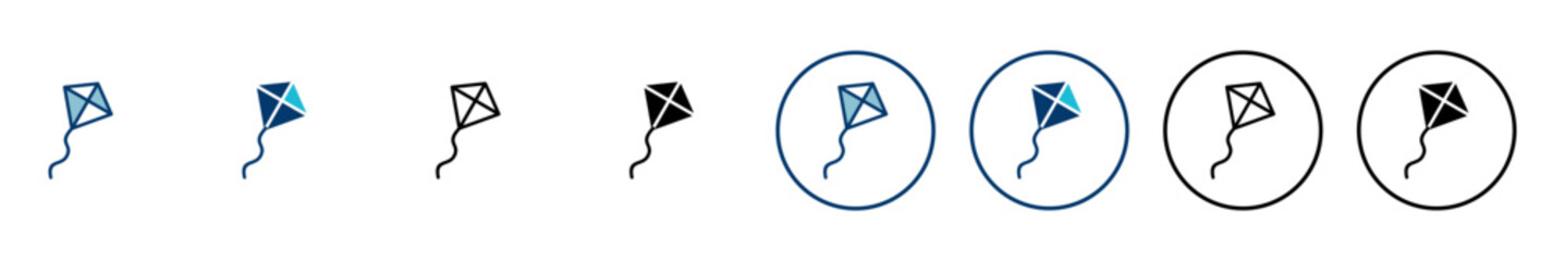 Kite icon vector isolated on white background. kite vector icon.