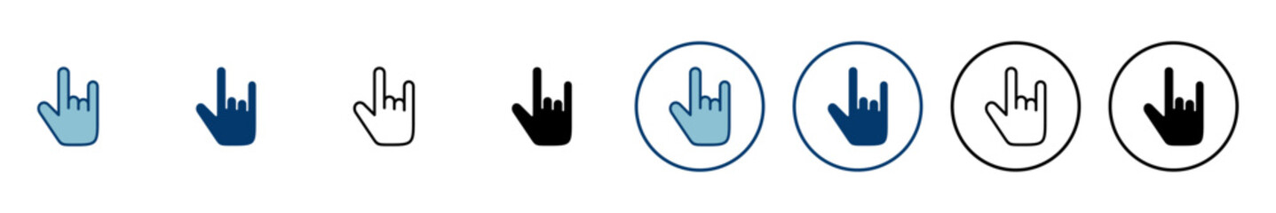 Hand icon vector isolated on white background. Hand gesture. hand stop