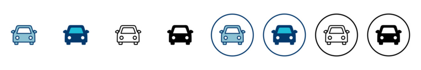 Car icon vector isolated on white background. Car icon vector.