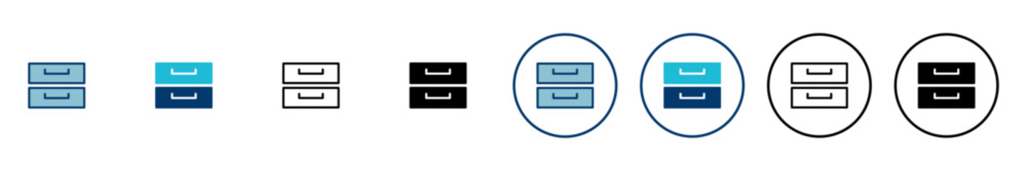 Archive folders icon vector isolated on white background. binders vector icon. Archive storage icon.