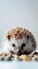 Obraz premium hedgehog isolated on white background