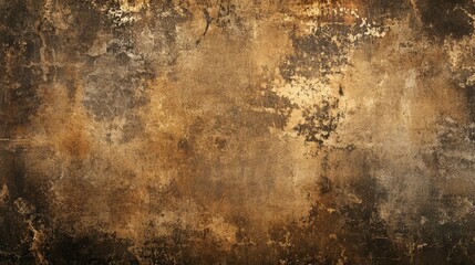A Distressed Brown and Gold Textured Background