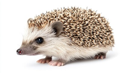 Obraz premium hedgehog isolated on white background