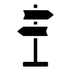 directional sign icon