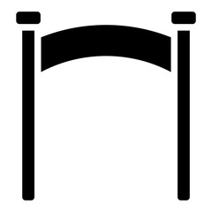 Fototapeta premium entrance gate icon