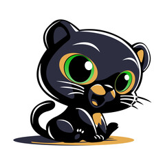 cartoon black panther
