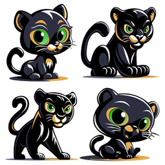 cartoon black panther