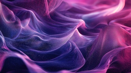 Obraz premium Abstract Purple and Pink Flowing Fabric Texture