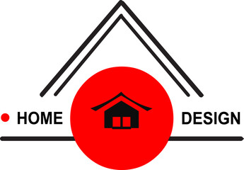 illustration vector graphic of a simple home design icon