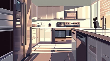 Modern Kitchen Interior