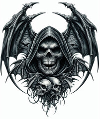 TRIBAL TATOO トライバル タトゥ 刺青 死神 grim reaper