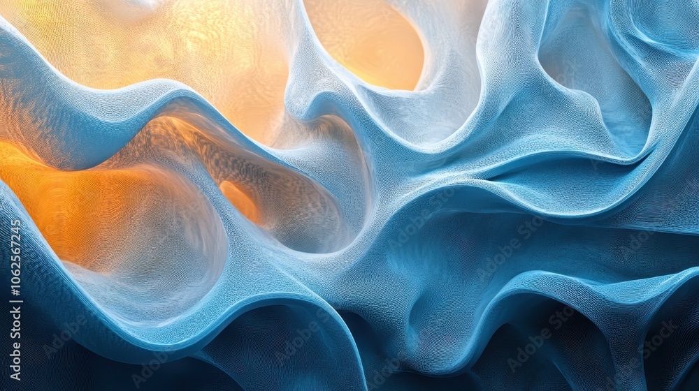 Poster abstract background 3d art concepts, simple shapes and forms, modern abstract art.