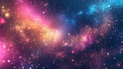 Cosmic Abstract Starry Background for Creative Projects