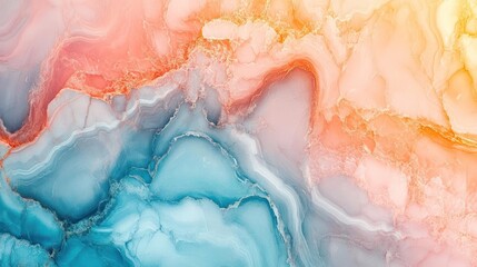 Obraz premium Simply Beautiful Abstract Painting with Vibrant Colors and Blurred Lines,
