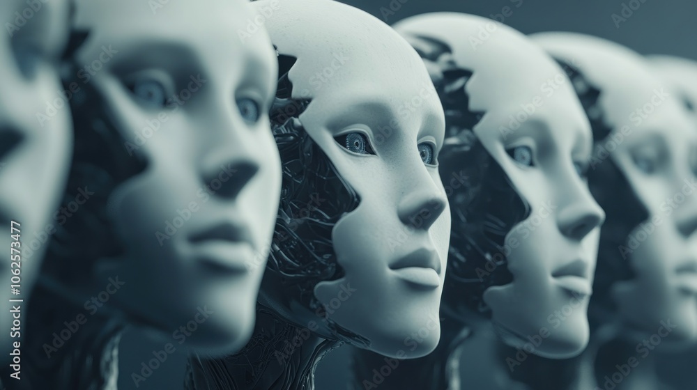 Poster artificial intelligence, humanoid robots