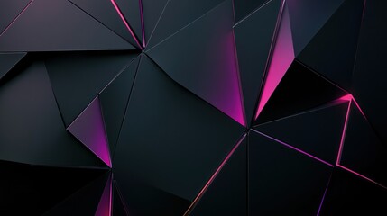 Fototapeta premium Abstract Geometric Background with Pink Accents