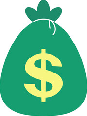 Money bag with dollar sign