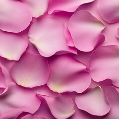 Soft pink rose petals scattered on a flat surface, creating a romantic and delicate background.