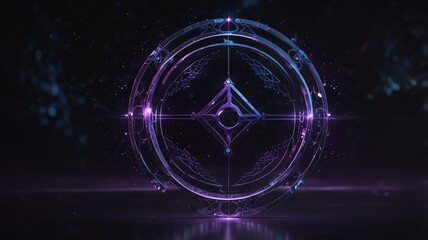 Obraz premium a circle with a triangle on the top and the other with the word peace on the bottom.