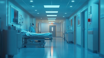 Health services being provided in a clinic or hospital, professional setting, sharp focus, soft lighting, high detail