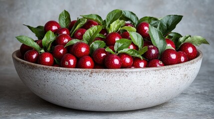 Fresh Red Apples in Ceramic Bowl  Rustic Still Life Photography