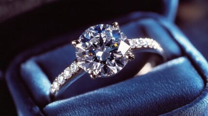 Stunning Close-Up of a Diamond Ring