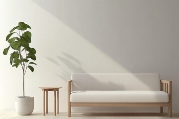 Simple Modern Living Room Design Concept