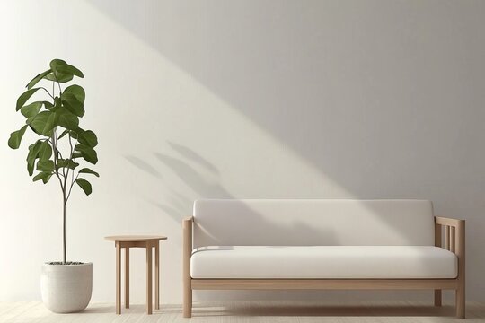 Simple Modern Living Room Design Concept