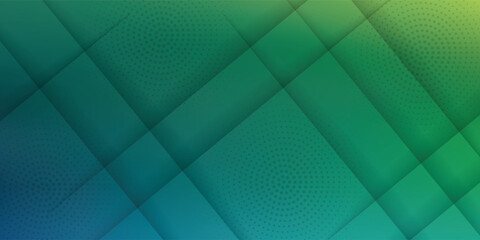 Green abstract geometric stroke lines background, vector illustration.