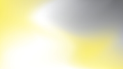 Abstract colorful blurred gradient background with yellow, white and gray color. Vector illustration.
