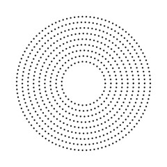 dotted circles Geometric Shape style design