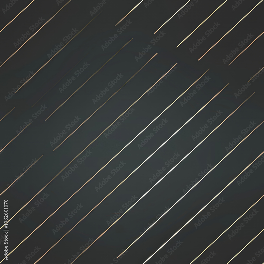 Poster A modern abstract composition showcases diagonal lines in varying shades against a dark background, creating a dynamic visual effect that draws the eye towards the intricate patterns.