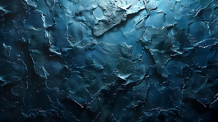Abstract Blue Cracked Texture Background Animation