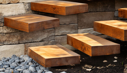 Minimalist and unique interior design in the house