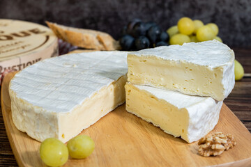 A big block of cheese that everyone likes to eat.