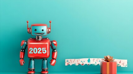 Robot New Year 2025