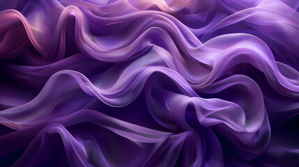 Obraz premium Abstract Purple Wavy Background Illustration
